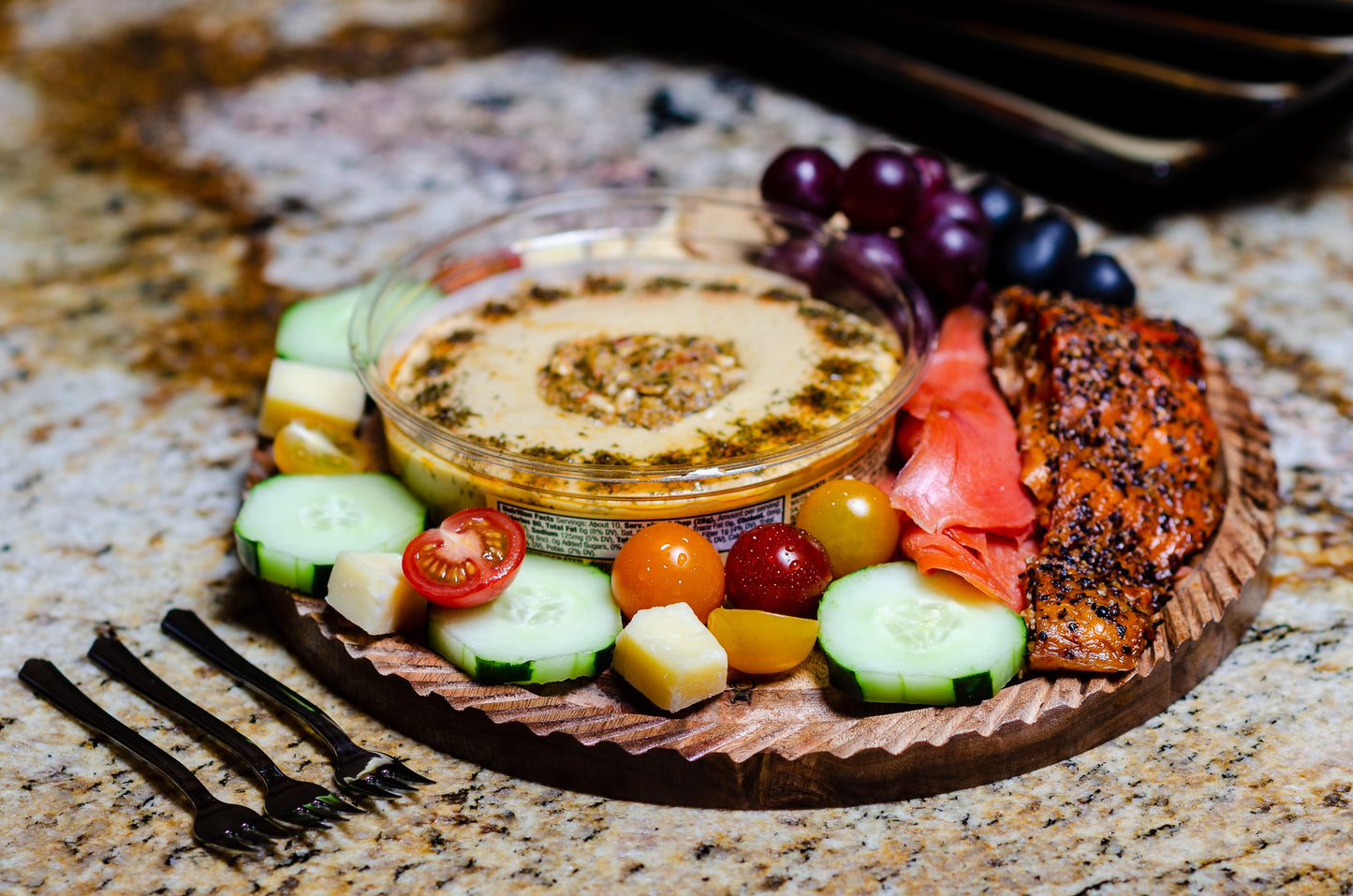Acacia Wood Trivet with Daisy Sunflower Hot Pads