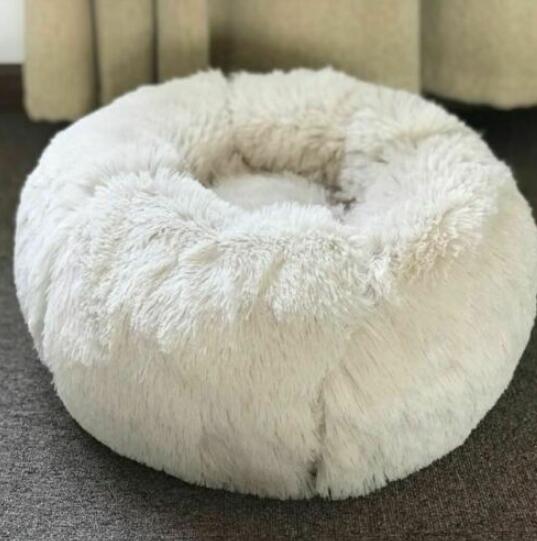 Dog Beds For Small Dogs Round Plush Cat Litter Kennel Pet Nest Mat Puppy Beds
